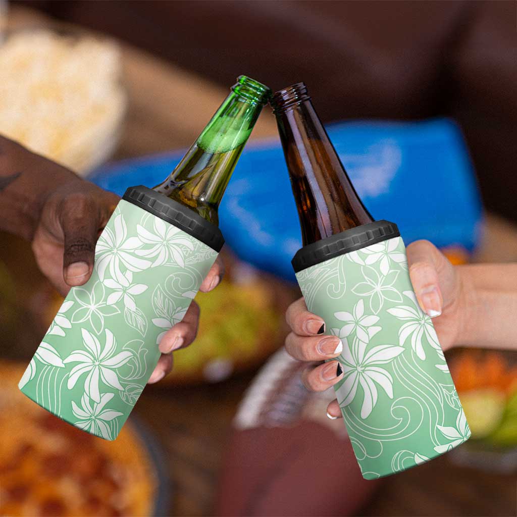 Tiare Tahiti 4 in 1 Can Cooler Tumbler Matcha Polynesia Motifs - Polynesian Pride