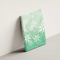 Tiare Tahiti Canvas Wall Art Matcha Polynesia Motifs - Polynesian Pride