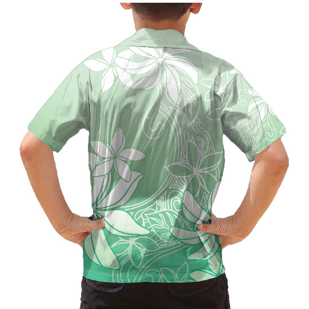 Tiare Tahiti Family Matching Mermaid Dress and Hawaiian Shirt Matcha Polynesia Motifs - Polynesian Pride