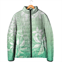 Tiare Tahiti Padded Jacket Matcha Polynesia Motifs - Polynesian Pride