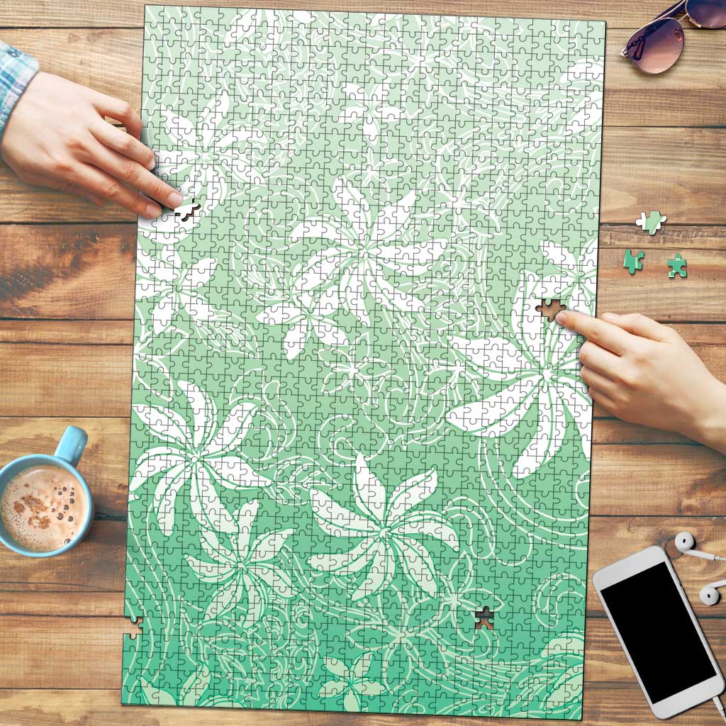 Tiare Tahiti Puzzle Matcha Polynesia Motifs - Polynesian Pride