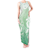 Tiare Tahiti Tank Maxi Dress Matcha Polynesia Motifs - Polynesian Pride