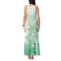Tiare Tahiti Tank Maxi Dress Matcha Polynesia Motifs - Polynesian Pride