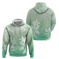 Tiare Tahiti Zip Hoodie Matcha Polynesia Motifs - Polynesian Pride