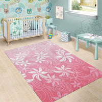 Tiare Tahiti Area Rug Pink Polynesia Motifs - Polynesian Pride