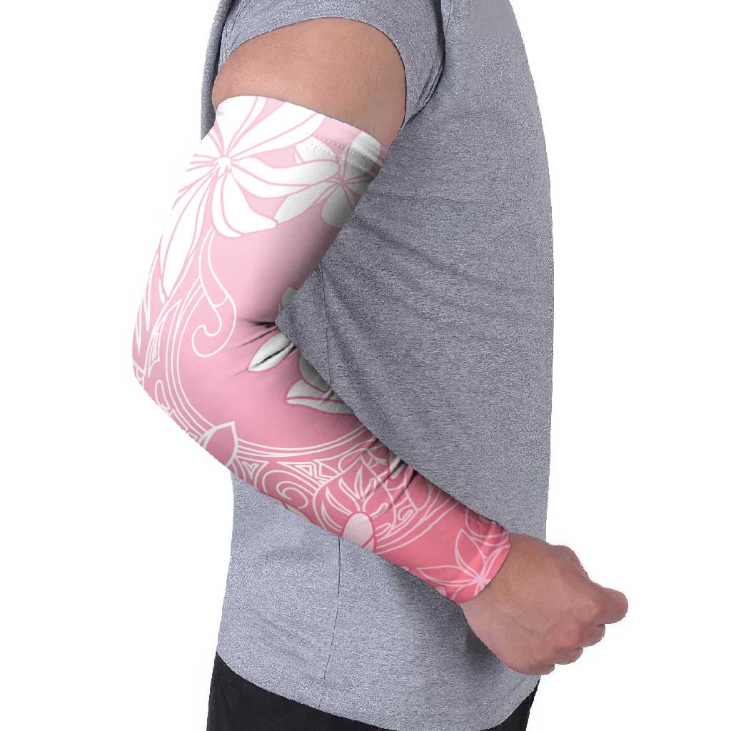 Tiare Tahiti Arm Sleeves Pink Polynesia Motifs - Polynesian Pride