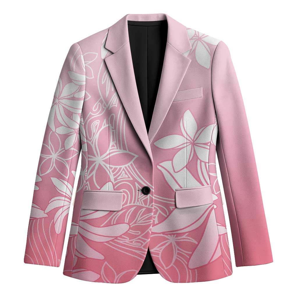 Tiare Tahiti Blazer Pink Polynesia Motifs - Polynesian Pride