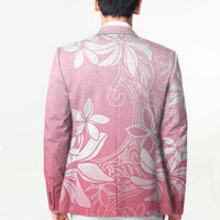 Tiare Tahiti Blazer Pink Polynesia Motifs - Polynesian Pride