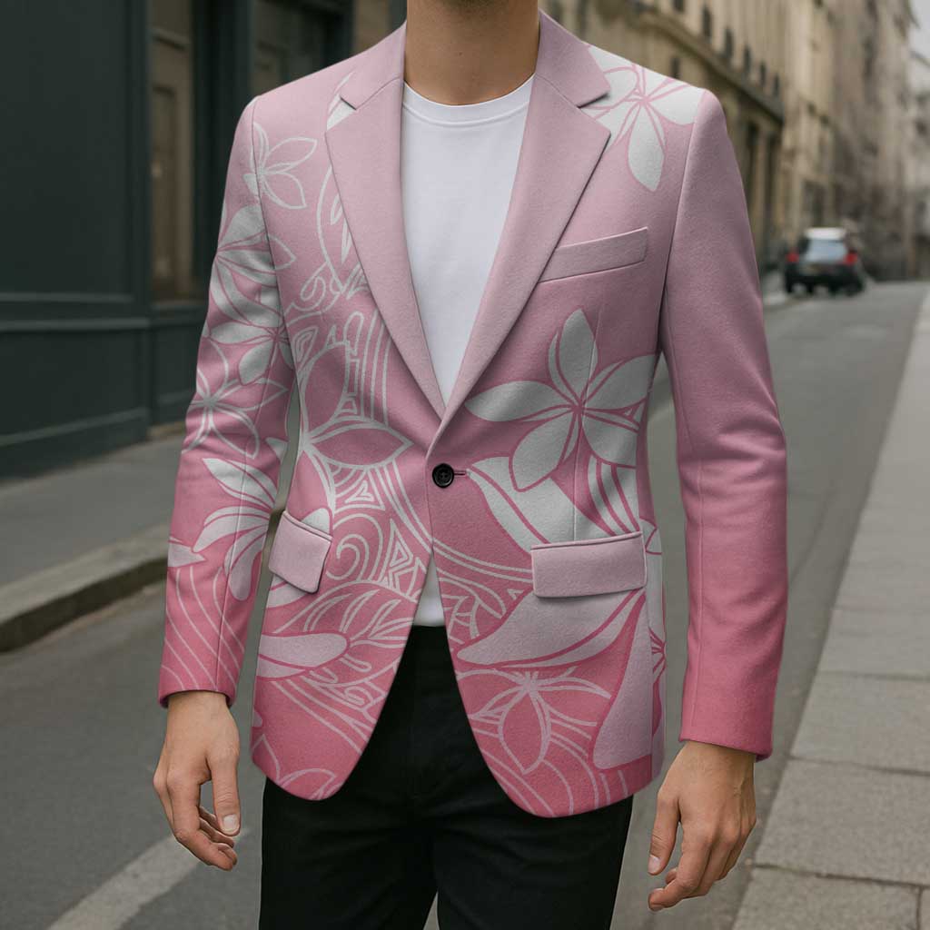 Tiare Tahiti Blazer Pink Polynesia Motifs - Polynesian Pride