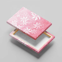 Tiare Tahiti Canvas Wall Art Pink Polynesia Motifs - Polynesian Pride