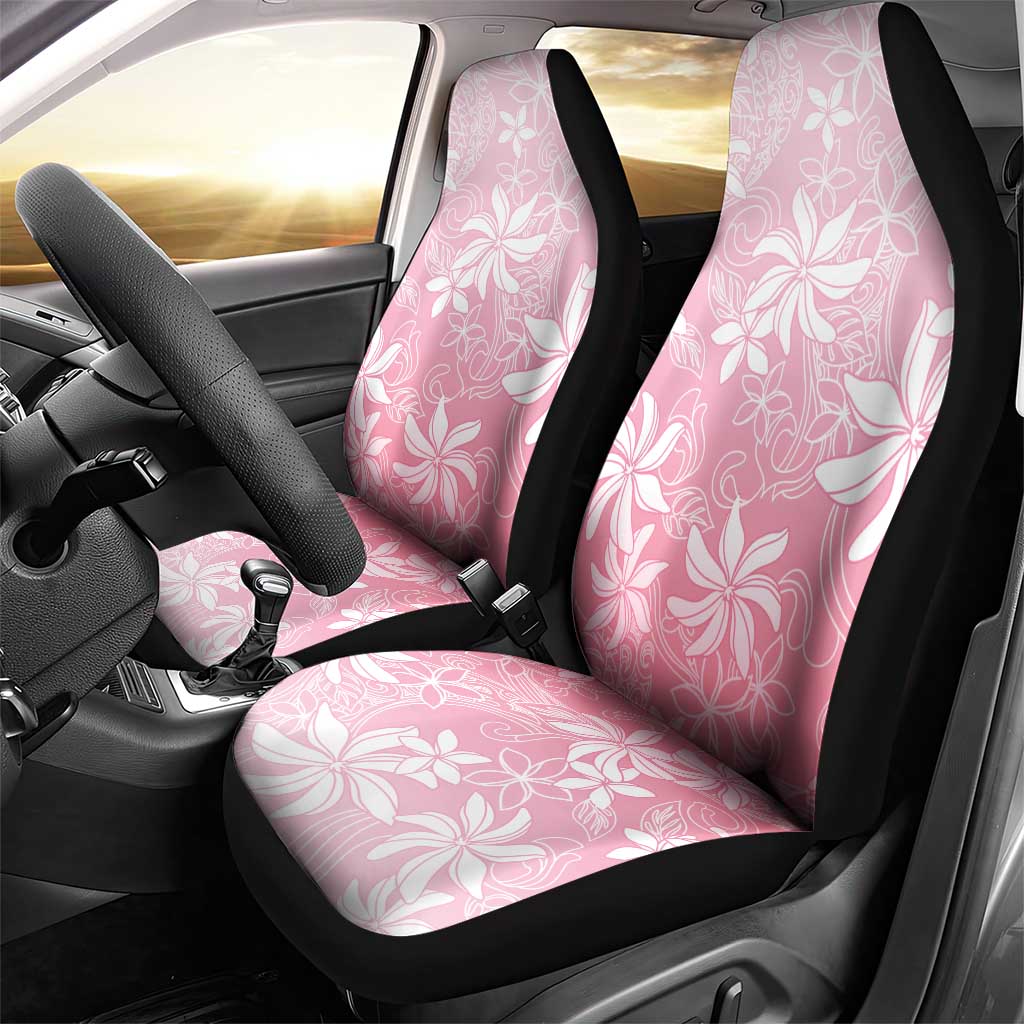 Tiare Tahiti Car Seat Cover Pink Polynesia Motifs - Polynesian Pride