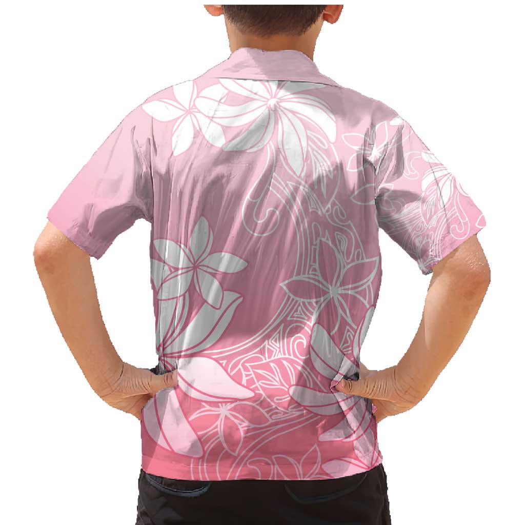 Tiare Tahiti Family Matching Mermaid Dress and Hawaiian Shirt Pink Polynesia Motifs - Polynesian Pride