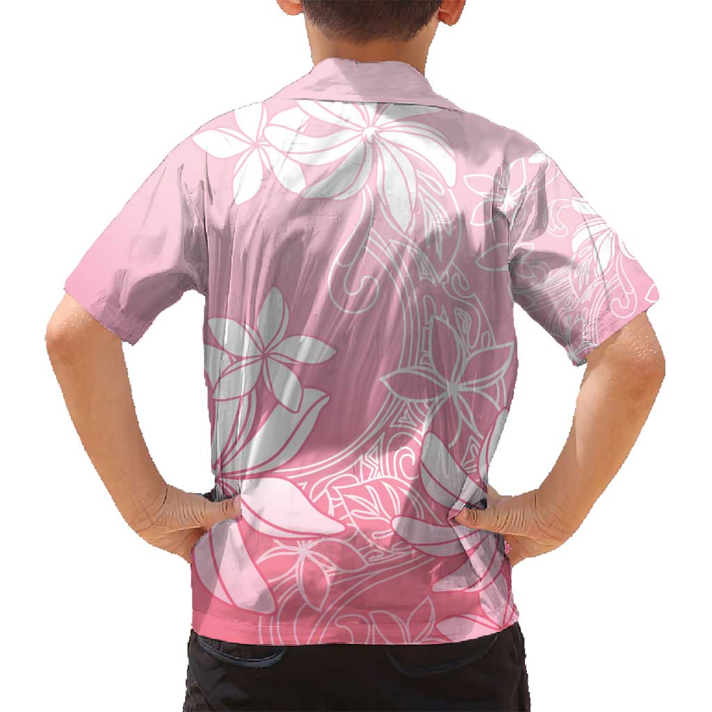 Tiare Tahiti Family Matching Puletasi and Hawaiian Shirt Pink Polynesia Motifs - Polynesian Pride