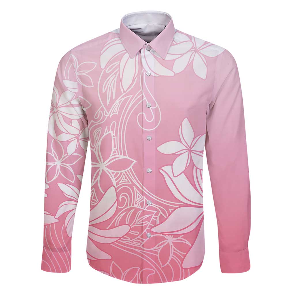 Tiare Tahiti Family Matching Puletasi and Hawaiian Shirt Pink Polynesia Motifs - Polynesian Pride