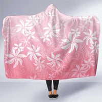 Tiare Tahiti Hooded Blanket Pink Polynesia Motifs - Polynesian Pride