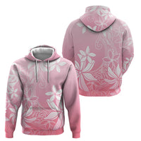 Tiare Tahiti Hoodie Pink Polynesia Motifs - Polynesian Pride