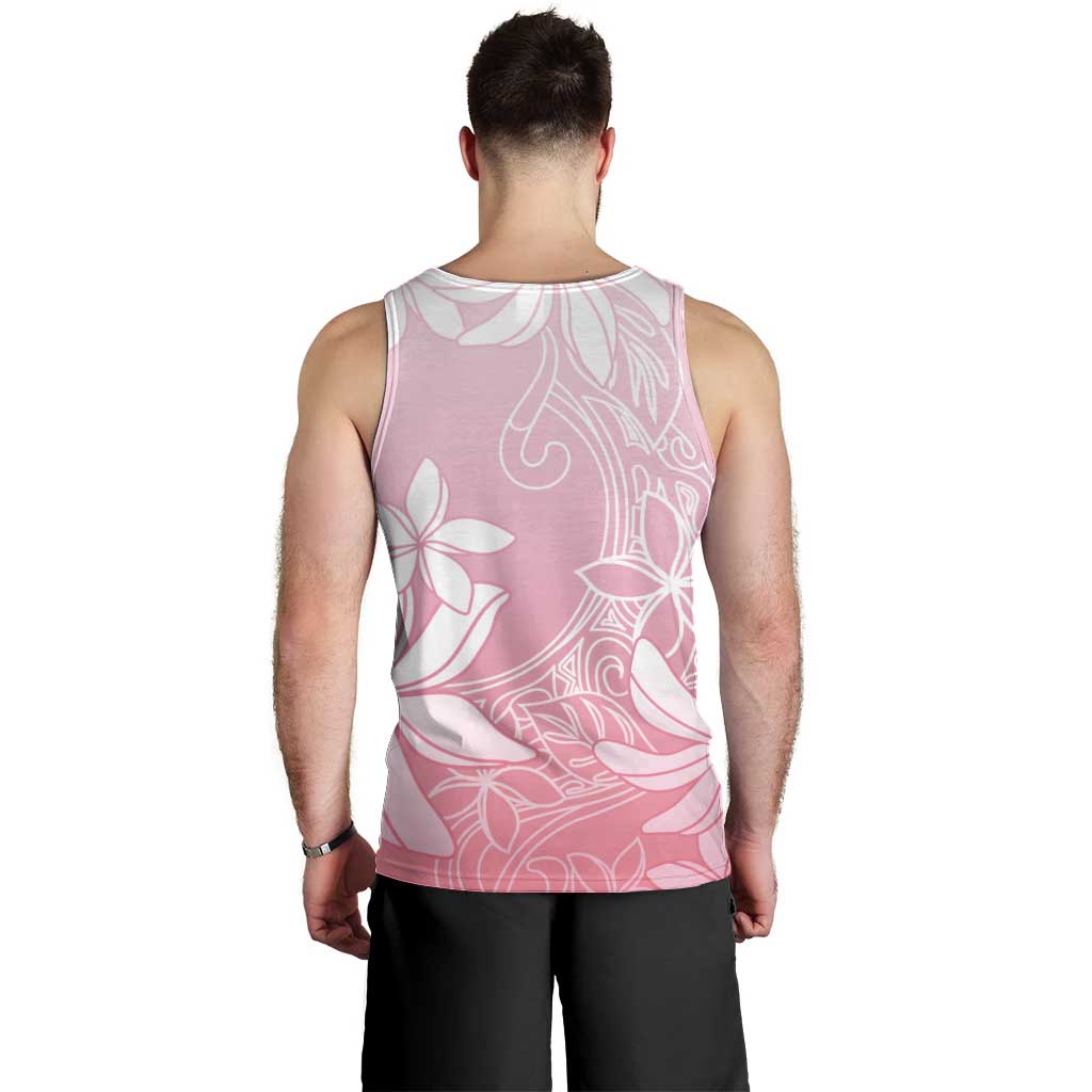 Tiare Tahiti Men Tank Top Pink Polynesia Motifs - Polynesian Pride