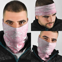 Tiare Tahiti Neck Gaiter Pink Polynesia Motifs - Polynesian Pride