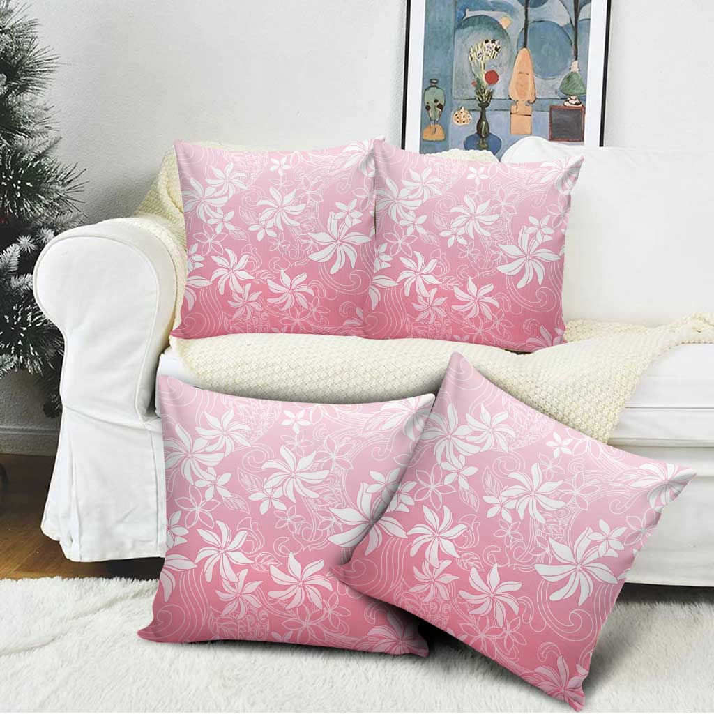 Tiare Tahiti Pillow Cover Pink Polynesia Motifs - Polynesian Pride
