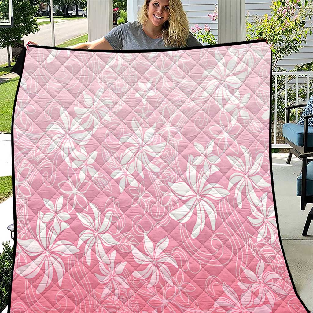Tiare Tahiti Quilt Pink Polynesia Motifs - Polynesian Pride