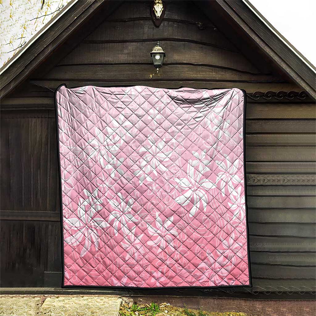 Tiare Tahiti Quilt Pink Polynesia Motifs - Polynesian Pride