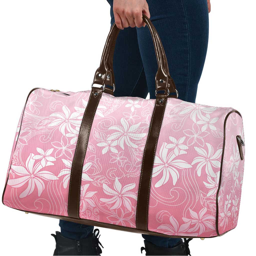 Tiare Tahiti Travel Bag Pink Polynesia Motifs - Polynesian Pride