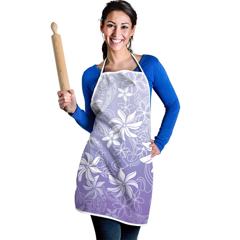Tiare Tahiti Apron Purple Polynesia Motifs - Polynesian Pride