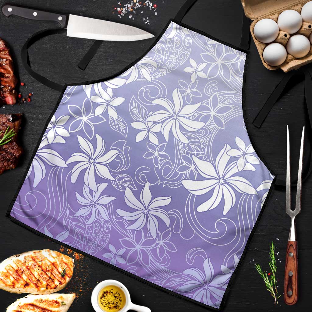 Tiare Tahiti Apron Purple Polynesia Motifs - Polynesian Pride