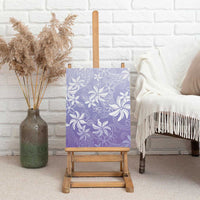 Tiare Tahiti Canvas Wall Art Purple Polynesia Motifs - Polynesian Pride