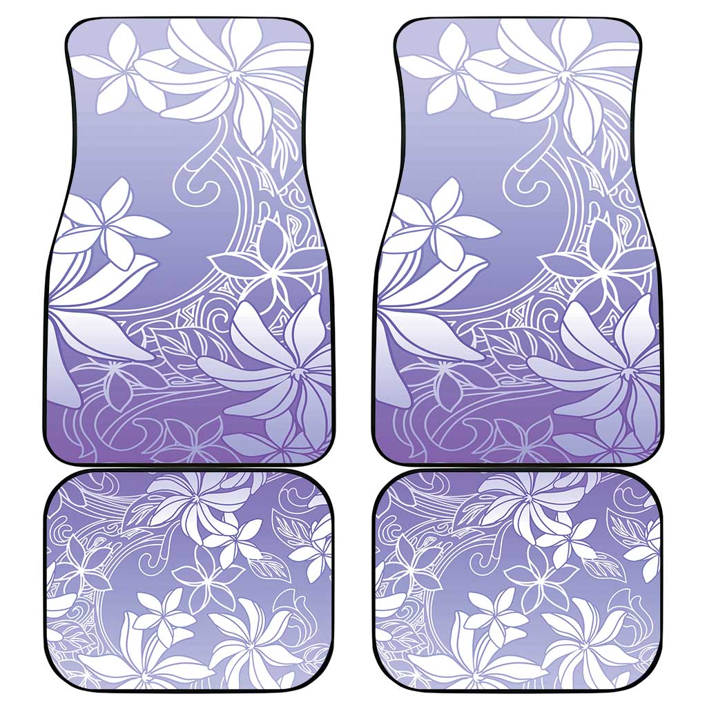 Tiare Tahiti Car Mats Purple Polynesia Motifs - Polynesian Pride