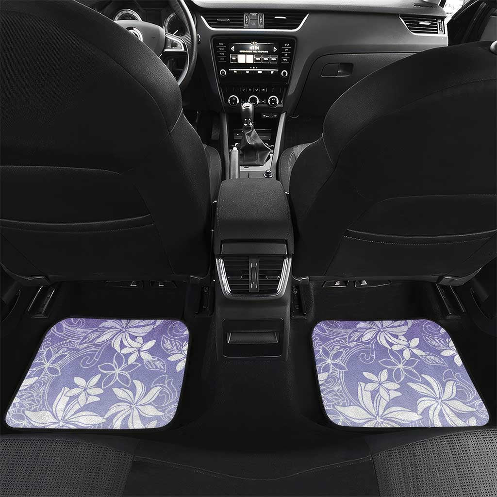 Tiare Tahiti Car Mats Purple Polynesia Motifs - Polynesian Pride