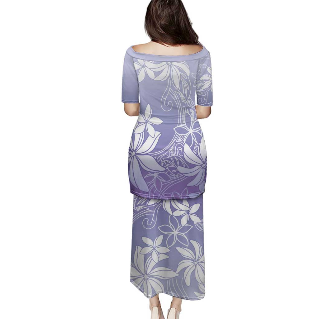 Tiare Tahiti Family Matching Puletasi and Hawaiian Shirt Purple Polynesia Motifs - Polynesian Pride