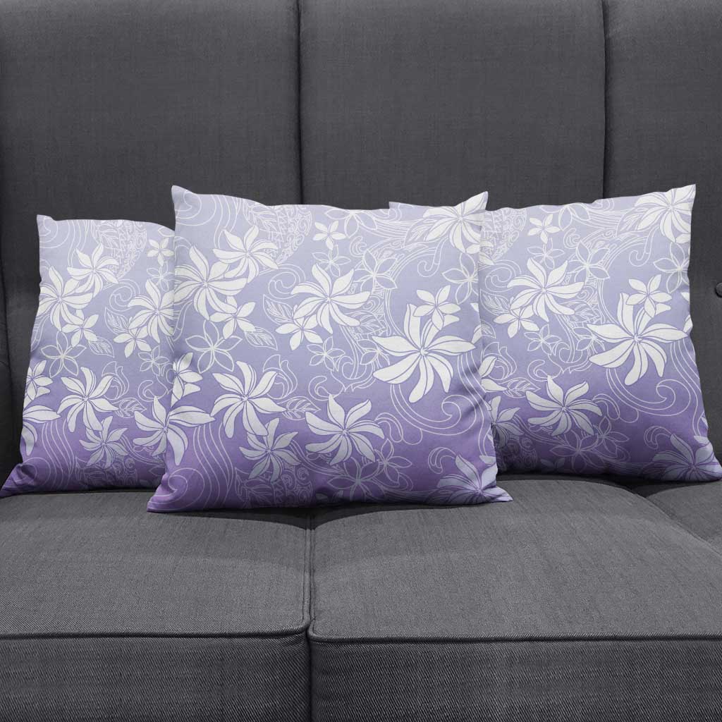 Tiare Tahiti Pillow Cover Purple Polynesia Motifs - Polynesian Pride