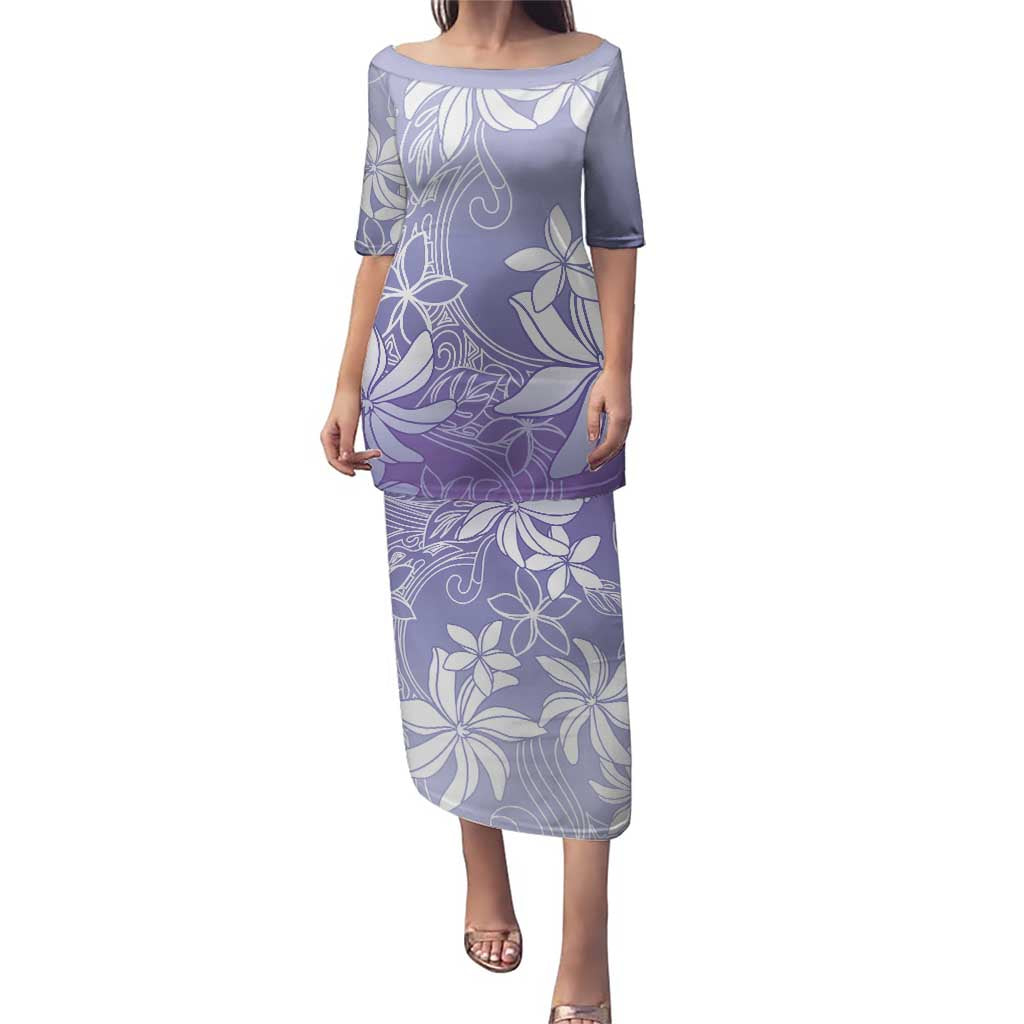 Tiare Tahiti Puletasi Purple Polynesia Motifs - Polynesian Pride