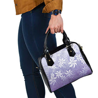 Tiare Tahiti Shoulder Handbag Purple Polynesia Motifs - Polynesian Pride