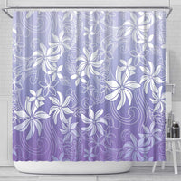 Tiare Tahiti Shower Curtain Purple Polynesia Motifs - Polynesian Pride