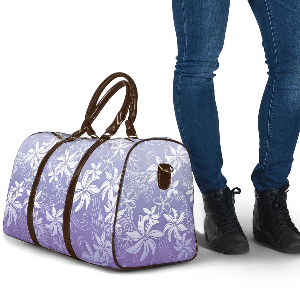 Tiare Tahiti Travel Bag Purple Polynesia Motifs - Polynesian Pride