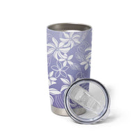 Tiare Tahiti Tumbler Cup Purple Polynesia Motifs - Polynesian Pride