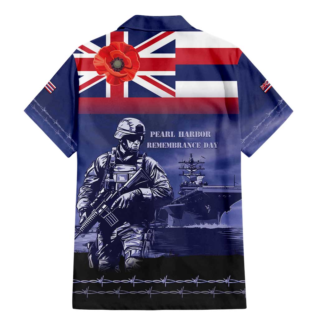 Hawaii Pearl Harbor Remembrance Day Family Matching Mermaid Dress and Hawaiian Shirt Flag Style