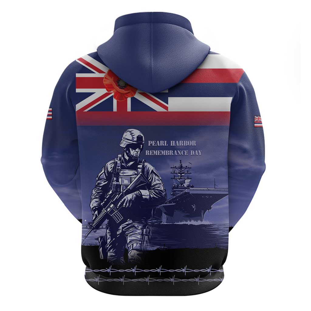 Hawaii Pearl Harbor Remembrance Day Hoodie Flag Style