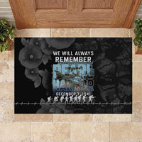 Pearl Harbor Remembrance Day Rubber Doormat We Will Always Remember