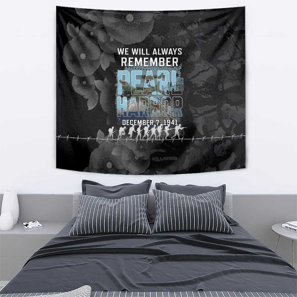 Pearl Harbor Remembrance Day Tapestry We Will Always Remember LT05 - Polynesian Pride