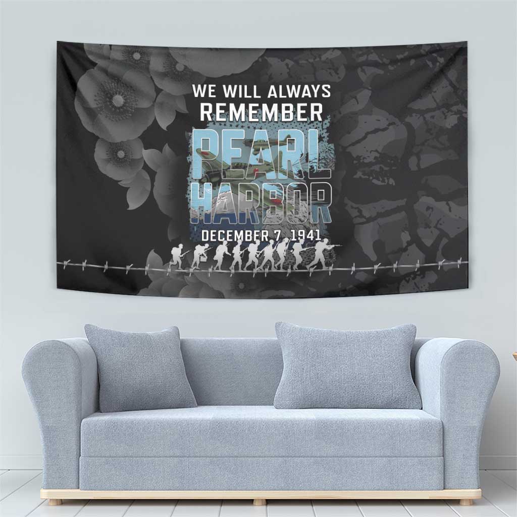 Pearl Harbor Remembrance Day Tapestry We Will Always Remember LT05 - Polynesian Pride