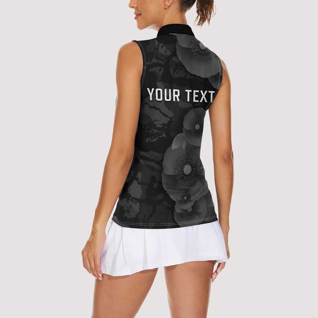 Personalized Pearl Harbor Remembrance Day Women Sleeveless Polo Shirt We Will Always Remember