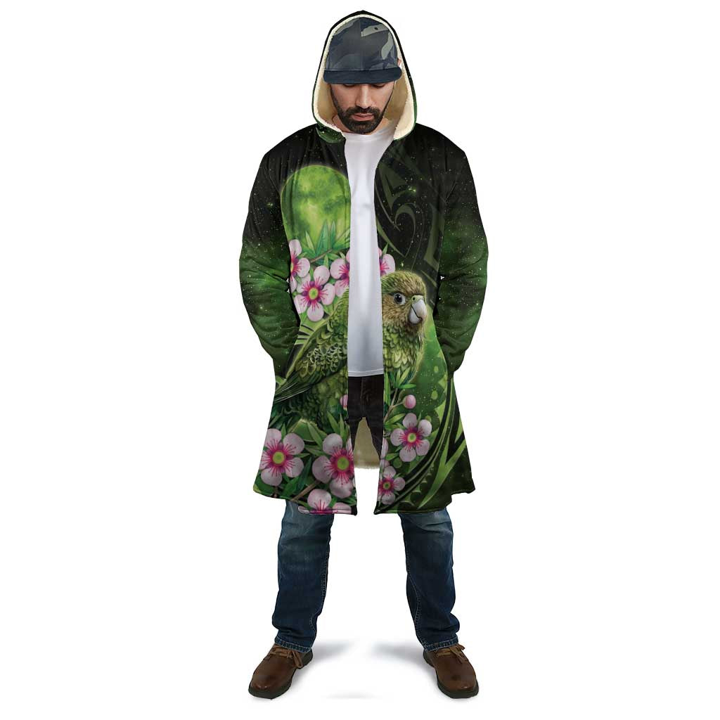 New Zealand Aotearoa Kakapo Cloak Maori Pattern With Manuka Galaxy Style - Polynesian Pride