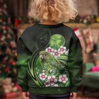 New Zealand Aotearoa Kakapo Kid Ugly Christmas Sweater Maori Pattern With Manuka Galaxy Style - Polynesian Pride