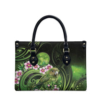 New Zealand Aotearoa Kakapo Leather Bag Maori Pattern With Manuka Galaxy Style - Polynesian Pride