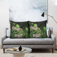 New Zealand Aotearoa Kakapo Pillow Cover Maori Pattern With Manuka Galaxy Style - Polynesian Pride