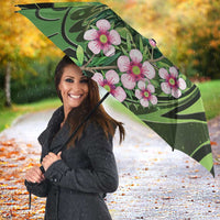 New Zealand Aotearoa Kakapo Umbrella Maori Pattern With Manuka Galaxy Style LT05 - Polynesian Pride
