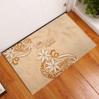 New Zealand Auckland Folk Festival Rubber Doormat Vintage Style LT05 Brown - Polynesian Pride